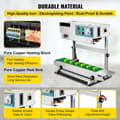 Miniatyrbild 5 av 10: 700W 6-15mm förseglingsbredd 0-12m/min Automatisk vertikal kontinuerlig påsförslutningsmaskin, Multipel förseglingseffekt, justerbar temperatur