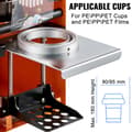Miniatyrbild 7 av 8: 90/95 mm diameter 300-500 koppar/timme manuell koppförslutningsmaskin med exakt kontrollpanel, bred applikation