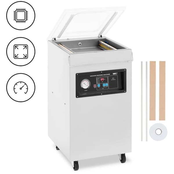 MSW - Vakuummaskin - 900 W - 40 cm - Rostfritt stål