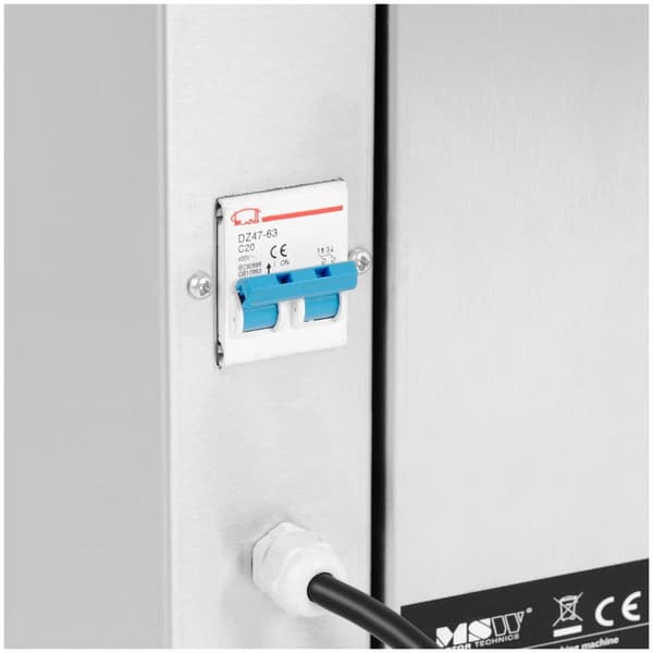 MSW - Vakuummaskin - 900 W - 40 cm - Rostfritt stål