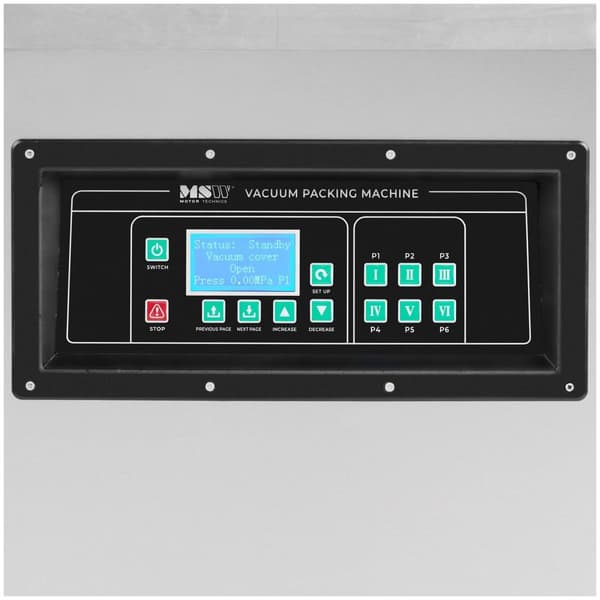 MSW - Vakuummaskin - 900 W - 40 cm - Rostfritt stål