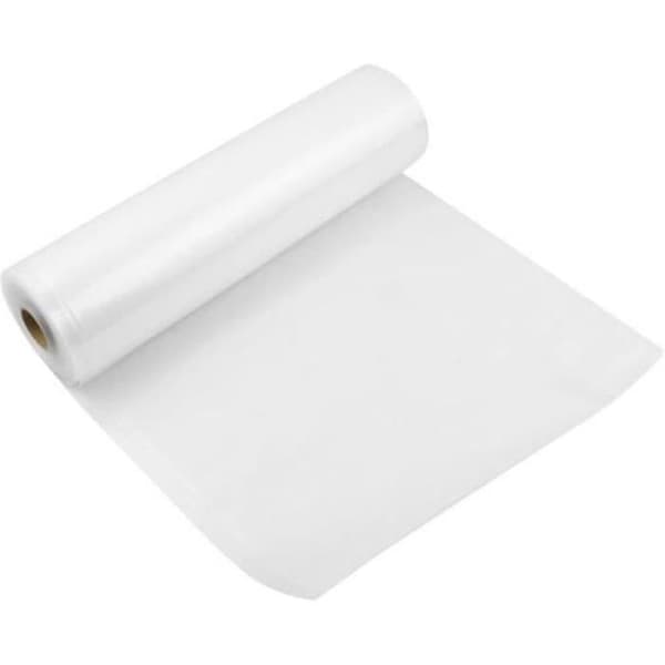 2 präglade vakuumrullar för vakuumförseglingsmaskin 20 cm x 5 meter BPA-fri säkerhetsvakuumfilmrullpåse