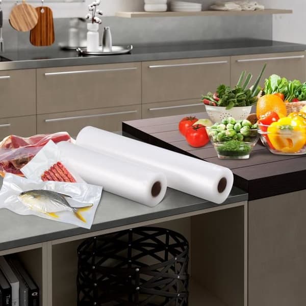 Säckar Sous Vide - ZGEER - Pack av 6 rullar 20x500cm och 28x500cm - BPA-fri - FDA-godkänd