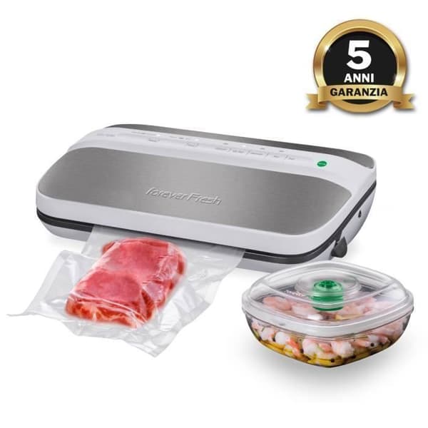 Vacuum sealer - Macom VAC 6090 - Svart, Grå, Rostfritt stål - Vac tätning - 829 mbar