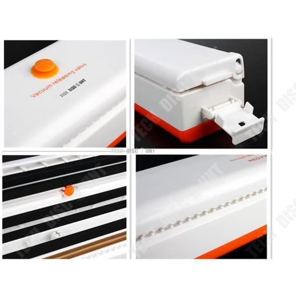TD® Professional Food Vacuum Sealer Machine Food Saver Återanvändbar påse med rullar Automatisk köksförslutning