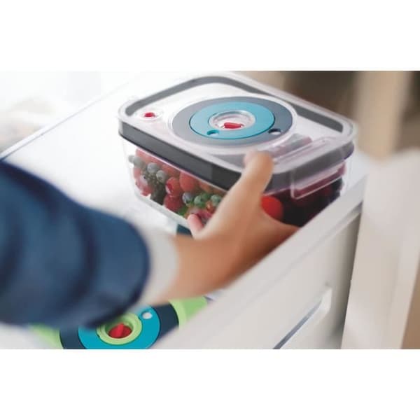 BOSCH - Vakuumtillbehör 2 burkar à 1 liter i Tritan med datumindikator och vakuumindikator.