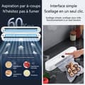 Miniatyrbild 3 av 4: INN Maskin sous vide 120W bredd på försegling 3mm liten vakuumförpackare 350x72x60mm automatisk vakuumförpackning vit