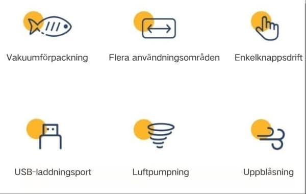 2-i-1 elektrisk vakuumpumpe til husholdning, camping og biler