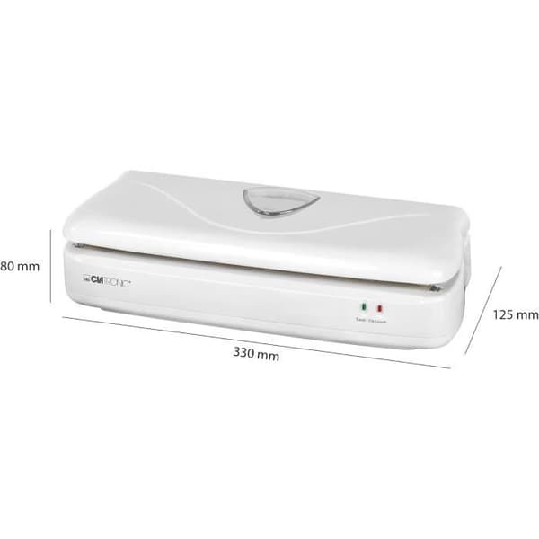 Sodavakuumpåse 100W + 1 rulle Clatronic FS 3261 Vit
