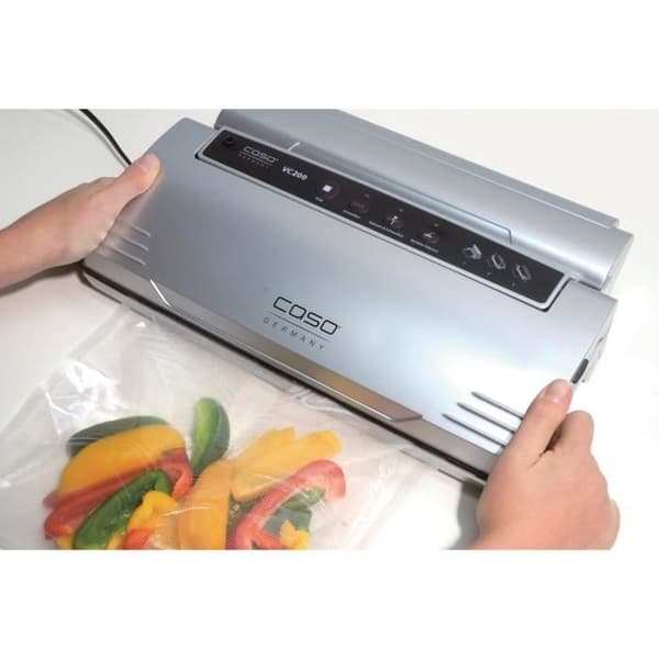 Vacuum sealer - CASO VC200 - Dubbel tätning 30cm - Justerbar kraft - Rostfritt stål