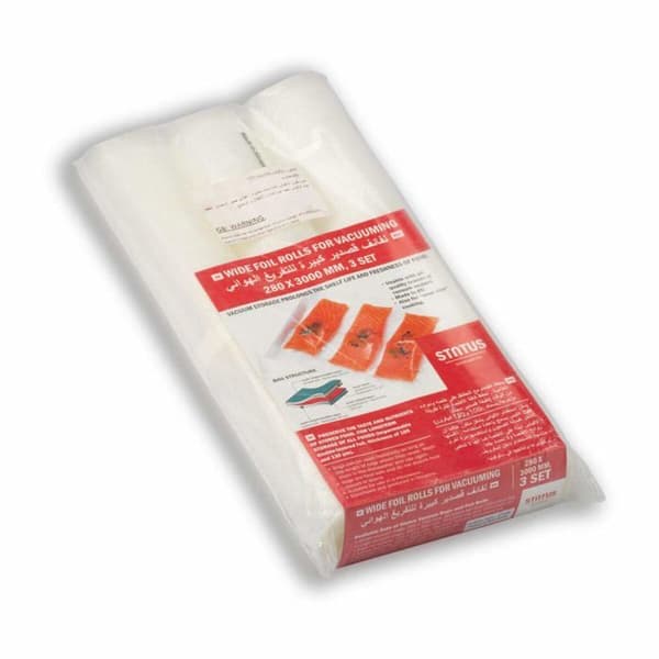 Louis tellier vakuumförseglingssystem - NV013 - Set med 3 rullar för vakuumförseglingsmaskin 28 x 300 cm