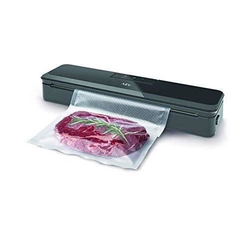 AEG VS4-1-4AG Vacuum Sealer med 10 x 30 cm långa påsar, BPA-fri, Grå VS4-1-4AG
