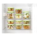 Miniatyrbild 3 av 6: FOSA Food vakuumförseglingssats i 40 000 behållare - 1350-600 ml - Vit och grön
