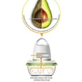 Miniatyrbild 5 av 6: FOSA Food vakuumförseglingssats i 40 000 behållare - 1350-600 ml - Vit och grön