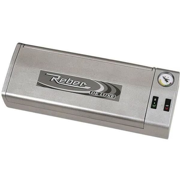 Vakuummaskin - REBER - Family Deluxe - Automatisk - 32 cm - Grå metall