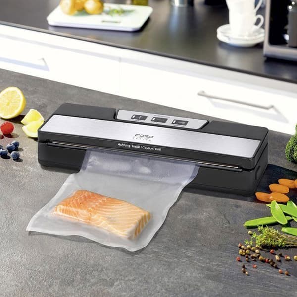 Vacuum sealer - CASO - VR 190 - Svart, Silver - Plast, Metall - 15 x 30 x 10 cm