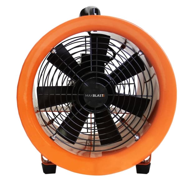 MaxBlast Industrial Construction Ventilator Værkstedsventilator 250mm 320W - 12m Ventilatorslange | MonsterShop