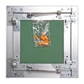 Miniatyrbild 2 av 4: Semin hydroaluminium inspektionslucka - 500 mm x 500 mm - tryck-och-släpp öppning - våtrum - tillgång till tekniska kanaler
