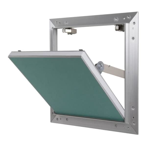 Semin hydro aluminium inspektionslucka - 300 mm x 300 mm - tryck-och-släpp öppning - våtrum - tillgång till tekniska kanaler