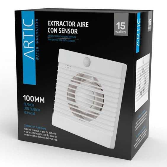 Artic 15w 100 Mm Poistoilmapuhallin Anturilla