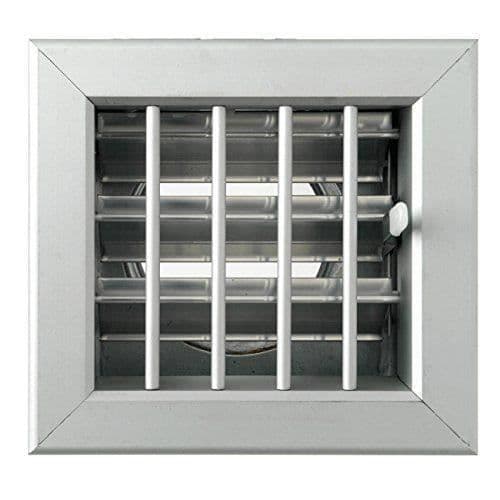 La Ventilazione Ventilation -y Inbyggd grill för eldstäder, aluminium, 140 x 130 mm - GCSIAL1413100