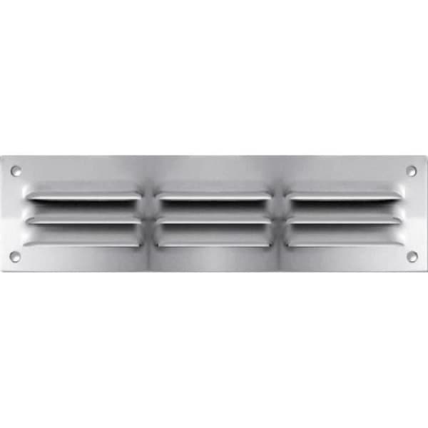 AUTOGYRE Ventilationsgaller persienn - Anodiserad aluminium - 300 x 300 mm