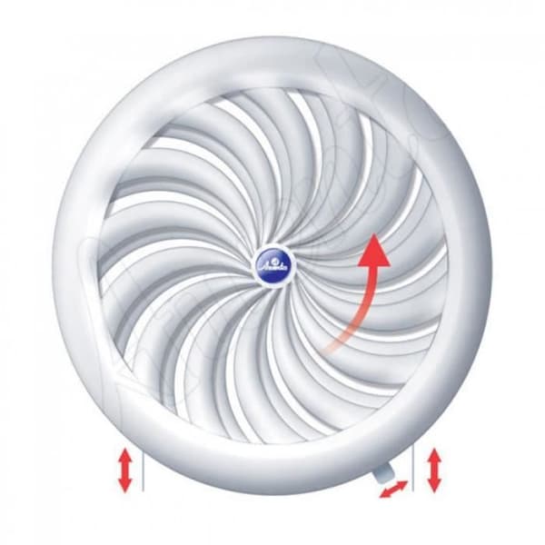 Väggventilationsgallerkåpa med nät och lucka 100-150 variabel diameter