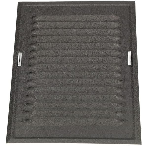 KOTARBAU ventilationsgaller 14 x 21 cm metall med myggnät för eldstäder antracit