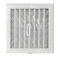 Miniatyrbild 4 av 4: La Ventilazione La ventilation -y Inbyggt galler för eldstäder, vitlackerad aluminium, 200 x 200 mm - GCSIB2020140