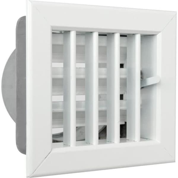 La Ventilazione La ventilation -y Inbyggt galler för eldstäder, vitlackerad aluminium, 140 x 130 mm - GCSIB1413080