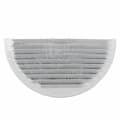 Miniatyrbild 4 av 4: Ventilation - GABDF200R - Runt ventilationsgaller i vitlackerad aluminium med myggnät 235 mm