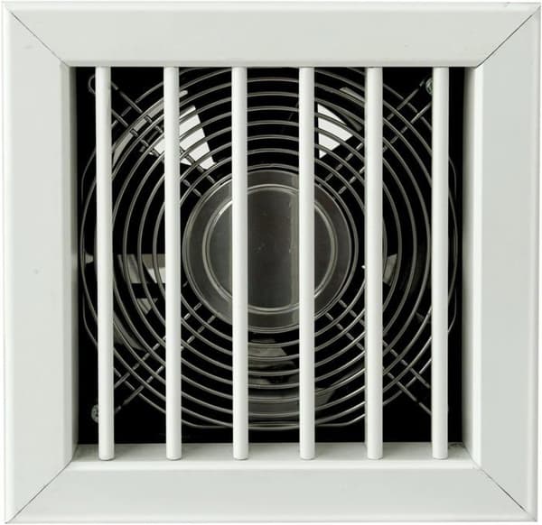 Ventilation - GCMIB1615100-Y - Eldspisgaller med elektrisk fläkt, Vit, 160x160 mm