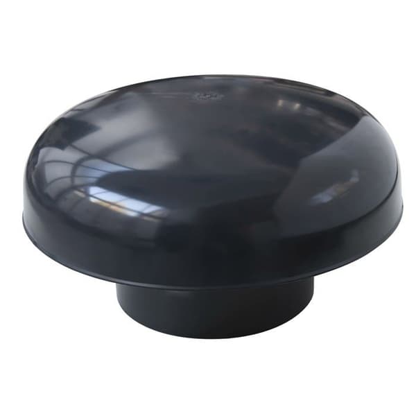 First plast - CDVM160A-Y - CDVM160A Salter Head Ventilation Cap med nät, skiffer, innerdiameter 160 mm