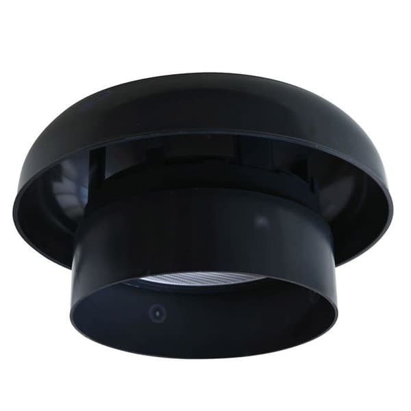 First plast - CDVM200A-Y - CDVM200A Salter Head Ventilation Cap med nät, skiffer, innerdiameter 200 mm