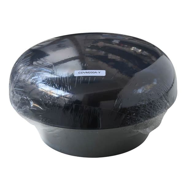 First plast - CDVM200A-Y - CDVM200A Salter Head Ventilation Cap med nät, skiffer, innerdiameter 200 mm