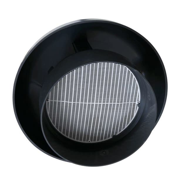 First plast - CDVM200A-Y - CDVM200A Salter Head Ventilation Cap med nät, skiffer, innerdiameter 200 mm
