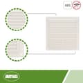 Miniatyrbild 4 av 6: Ventilationsgaller - Amig - Modell 6 - ABS - Myggnät - 250 cm²