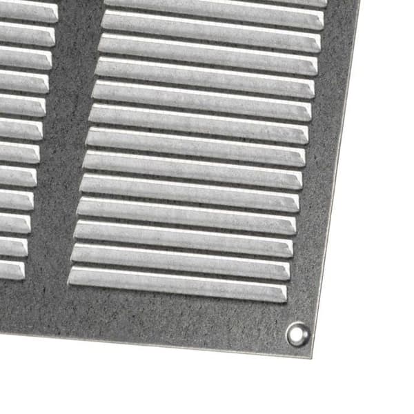 Generisk 200x200mm Ventilationsgaller med Myggnät - Metallventilationsgaller - Galvaniserat Stål