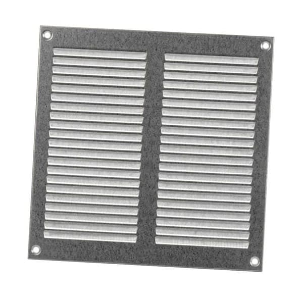 Generisk 200x200mm Ventilationsgaller med Myggnät - Metallventilationsgaller - Galvaniserat Stål