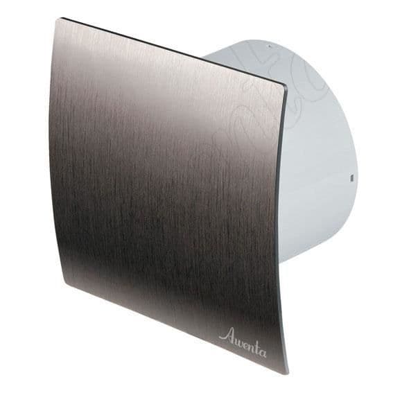 Köksbadrum vägg toalett ventilation avloppsfläkt standard 5 "125mm silver