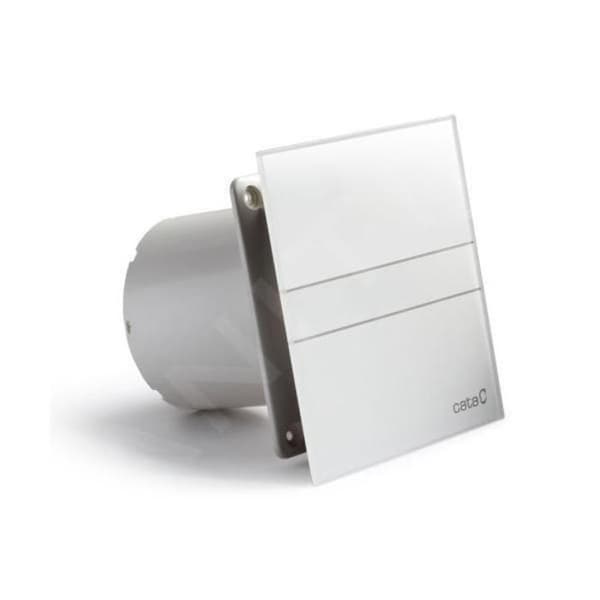 Sapho Cata E ventilator för badrum med timer E-150 GT, 21W, rör 150 mm, vit 00902100
