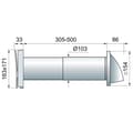 Miniatyrbillede 3 af 5: Vægventilationsventil 100 mm
