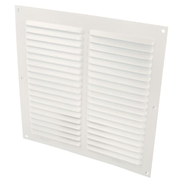 AMIG 20221 | Ventilationsgaller med myggnät 3 | 200 x 200 mm | Aluminium | Vit