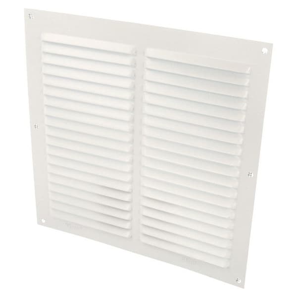 AMIG 20221 | Ventilationsgaller med myggnät 3 | 200 x 200 mm | Aluminium | Vit