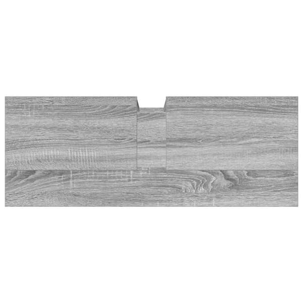 vidaXL underskab til vask 80x30x60 cm konstrueret træ grå sonoma-eg