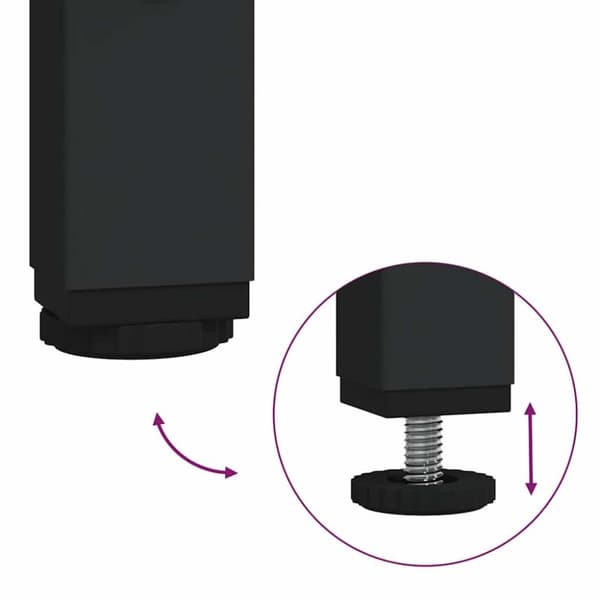 vidaXL underskab til håndvask 60x33x60 cm konstrueret træ brunt eg