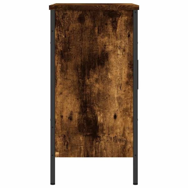 vidaXL underskab til håndvask 60x30x60 cm konstrueret træ røget eg