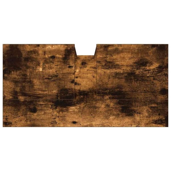 vidaXL underskab til håndvask 60x30x60 cm konstrueret træ røget eg