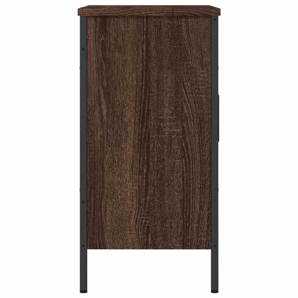 vidaXL underskab til håndvask 60x30x60 cm konstrueret træ brunt eg
