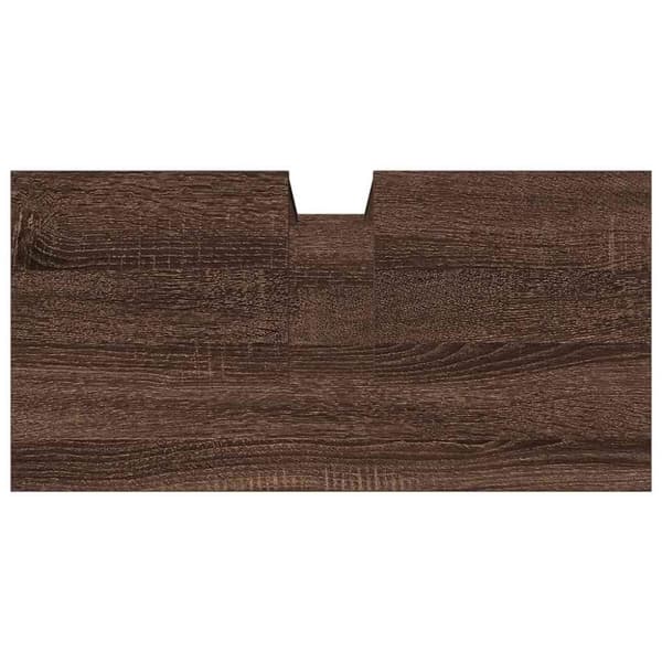 vidaXL underskab til håndvask 60x30x60 cm konstrueret træ brunt eg